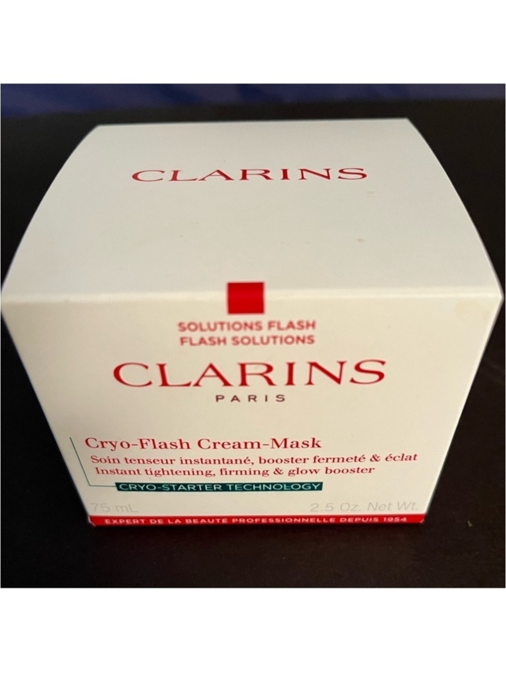 Clarins Cryo-Flash Cream Mask Full Size 75 ml NEW